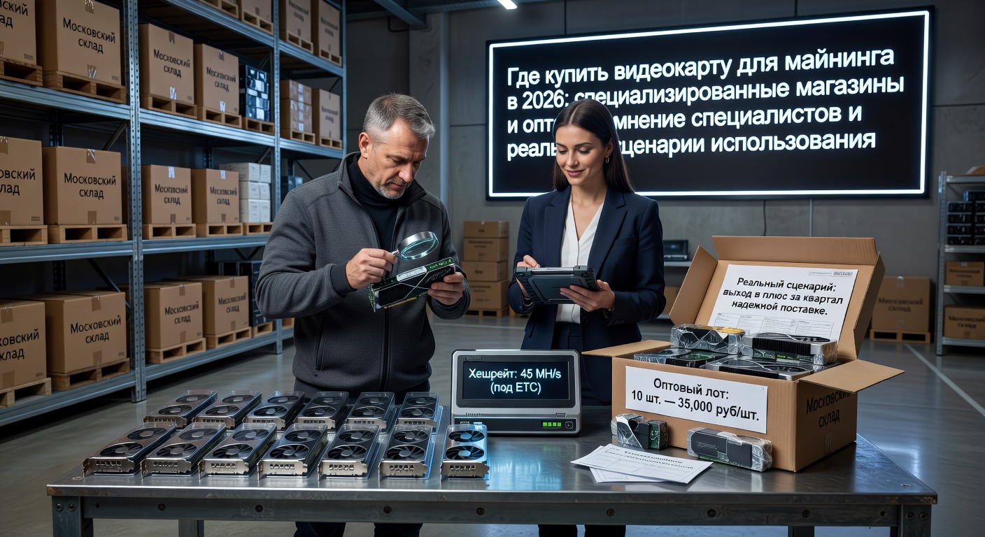 Где купить видеокарту для майнинга в 2026: специализированные магазины и опт — мнение специалистов и реальные сценарии использования