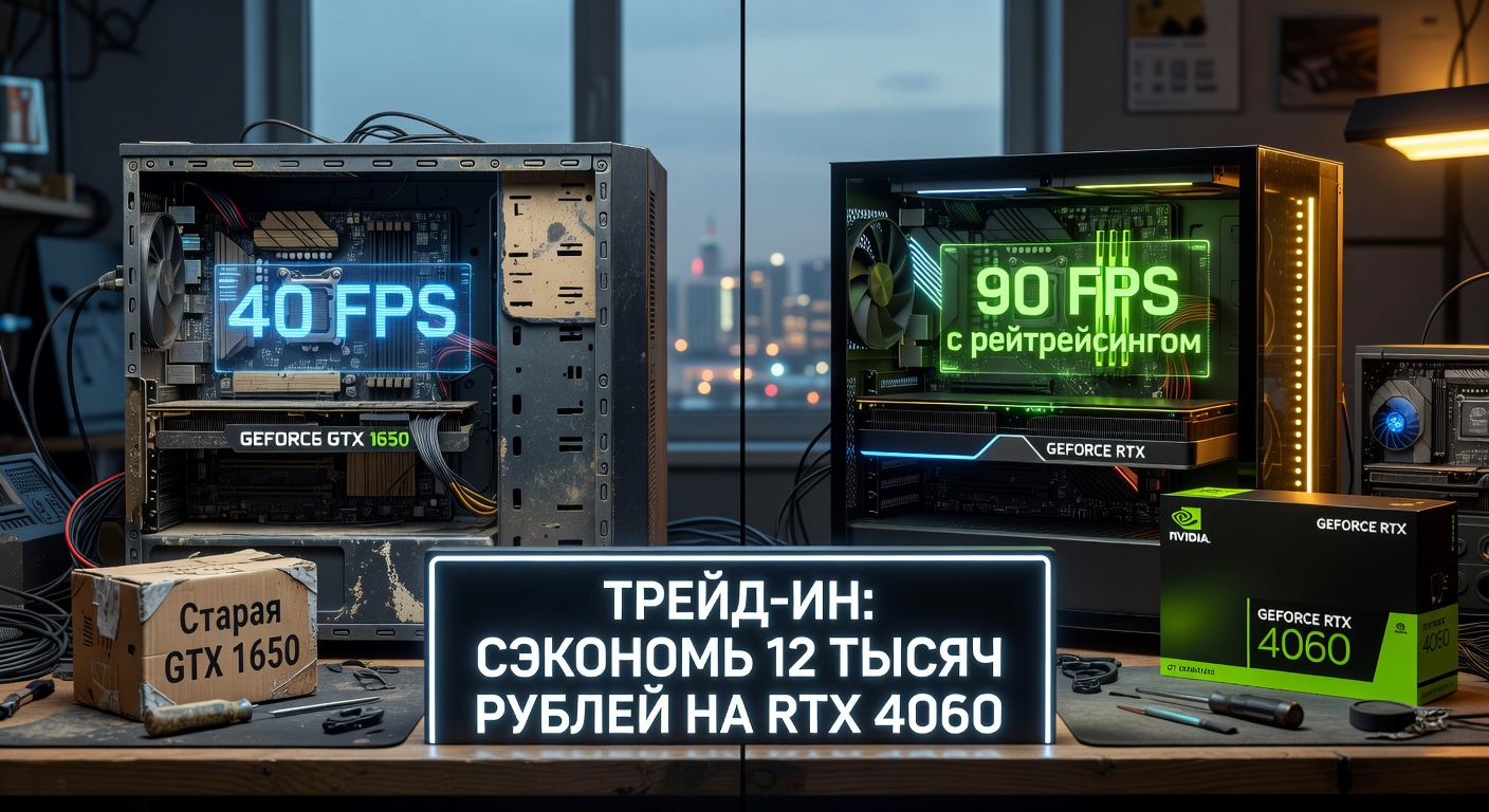 Где купить видеокарту по trade-in: программы обмена старой карты на новую — практический разбор с тестами в актуальных играх