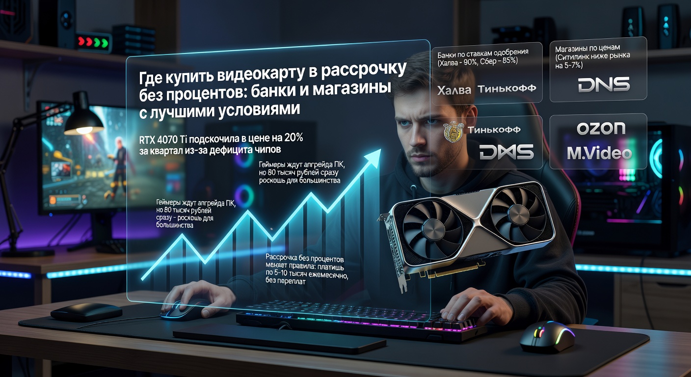 Где купить видеокарту в рассрочку без процентов: банки и магазины с лучшими условиями