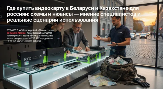 Где купить видеокарту в Беларуси и Казахстане для россиян: схемы и нюансы — мнение специалистов и реальные сценарии использования